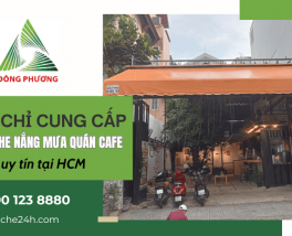 Địa chỉ cung cấp mái che nắng mưa quán cafe uy tín tại HCM 