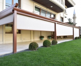 Mái hiên di động ban công che nắng mưa ngoài trời