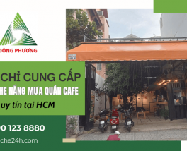 Địa chỉ cung cấp mái che nắng mưa quán cafe uy tín tại HCM