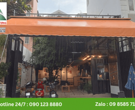 Thi công mái che bạt di động quán rooftop uy tín chuyên nghiệp tại TP HCM